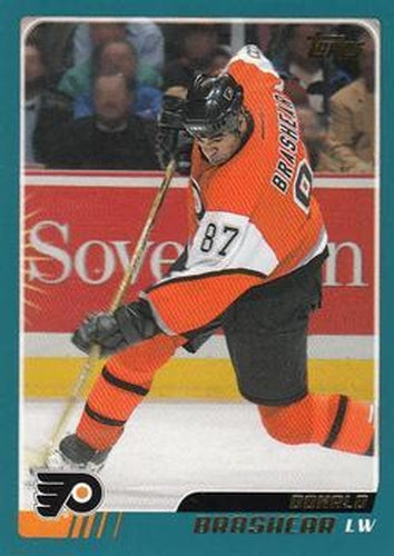 #209 Donald Brashear - Philadelphia Flyers - 2003-04 Topps Hockey