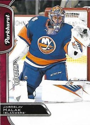 #209 Jaroslav Halak - New York Islanders - 2016-17 Parkhurst - Red Hockey