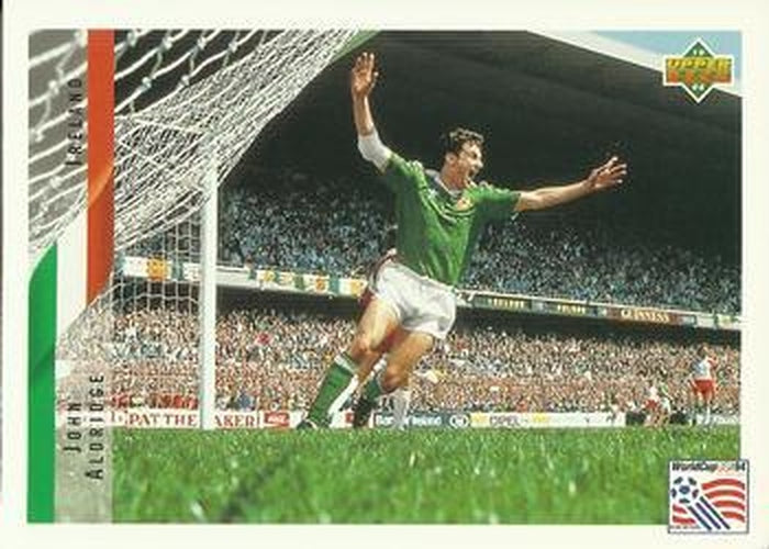 #209 John Aldridge - Ireland - 1994 Upper Deck World Cup Contenders English/Spanish Soccer