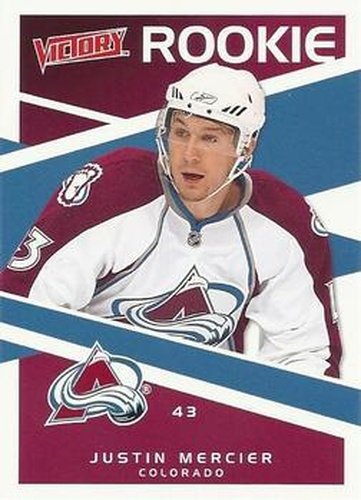 #209 Justin Mercier - Colorado Avalanche - 2010-11 Upper Deck Victory Hockey