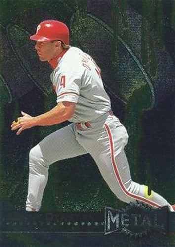 #209 Lenny Dykstra - Philadelphia Phillies - 1996 Metal Universe Baseball