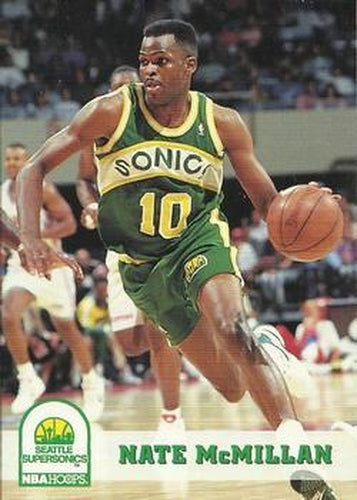 #209 Nate McMillan - Seattle SuperSonics - 1993-94 Hoops Basketball