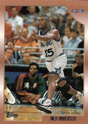 #209 Nick Anderson - Orlando Magic - 1998-99 Topps Basketball