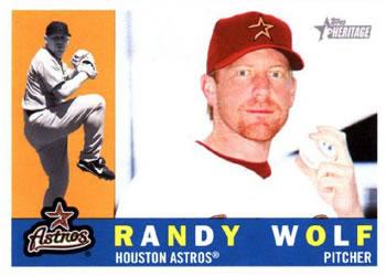 #209 Randy Wolf - Houston Astros - 2009 Topps Heritage Baseball