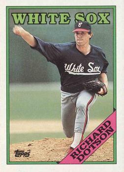 #209 Richard Dotson - Chicago White Sox - 1988 Topps Baseball