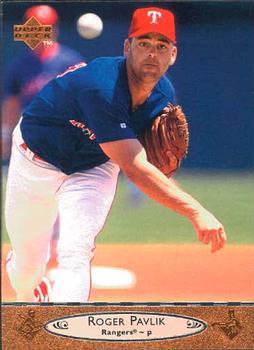 #209 Roger Pavlik - Texas Rangers - 1996 Upper Deck Baseball