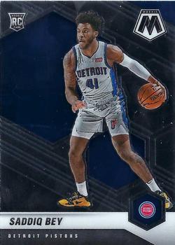 #209 Saddiq Bey - Detroit Pistons - 2020-21 Panini Mosaic Basketball