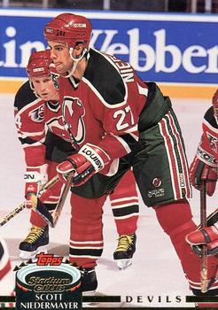 #209 Scott Niedermayer - New Jersey Devils - 1992-93 Stadium Club Hockey