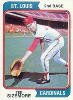 #209 Ted Sizemore - St. Louis Cardinals - 1974 Topps Baseball