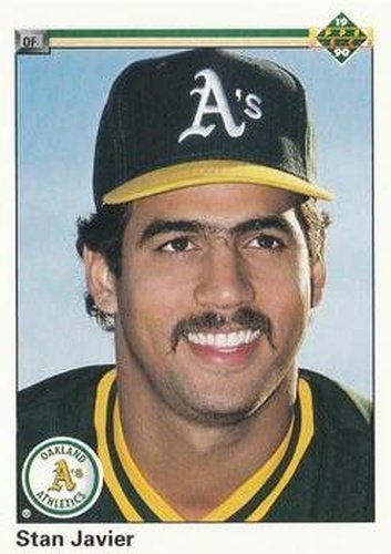 #209 Stan Javier - Oakland Athletics - 1990 Upper Deck Baseball