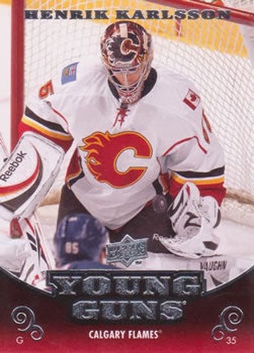 #209 Henrik Karlsson - Calgary Flames - 2010-11 Upper Deck Hockey