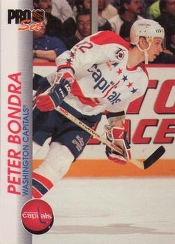 #209 Peter Bondra - Washington Capitals - 1992-93 Pro Set Hockey