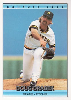 #209 Doug Drabek - Pittsburgh Pirates - 1992 Donruss Baseball