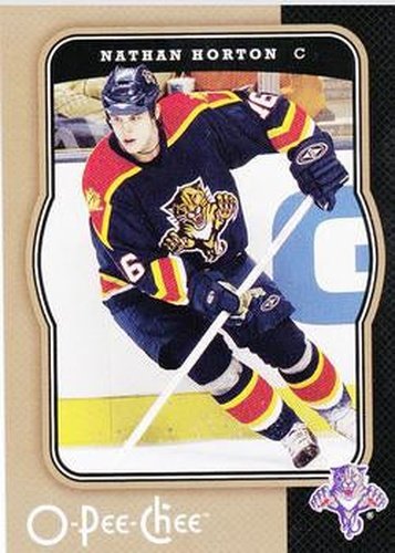 #209 Nathan Horton - Florida Panthers - 2007-08 O-Pee-Chee Hockey