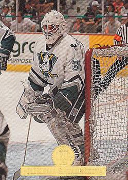#209 Mikhail Shtalenkov - Anaheim Mighty Ducks - 1994-95 Leaf Hockey