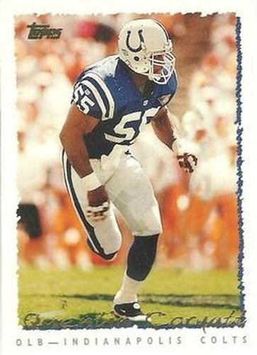 #209 Quentin Coryatt - Indianapolis Colts - 1995 Topps Football