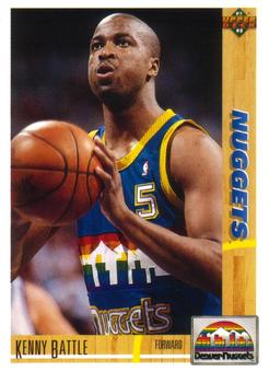 #209 Kenny Battle - Denver Nuggets - 1991-92 Upper Deck Basketball