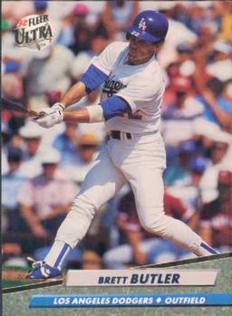 #209 Brett Butler - Los Angeles Dodgers - 1992 Ultra Baseball