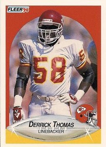 #209 Derrick Thomas - Kansas City Chiefs - 1990 Fleer Football