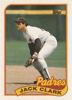 #20T Jack Clark - San Diego Padres - 1989 Topps Traded Baseball