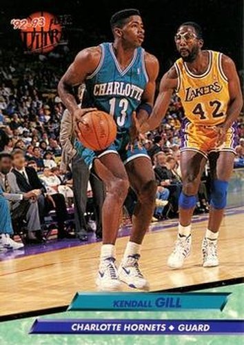 #20 Kendall Gill - Charlotte Hornets - 1992-93 Ultra Basketball