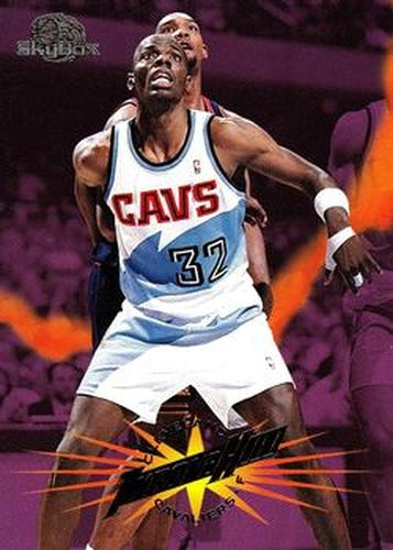 #20 Tyrone Hill - Cleveland Cavaliers - 1995-96 SkyBox Premium Basketball