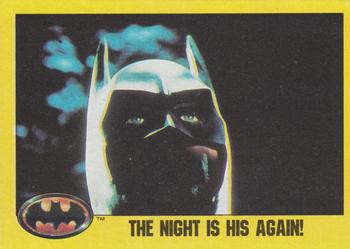 #220 The Night is His Again! - 1989 Topps Batman