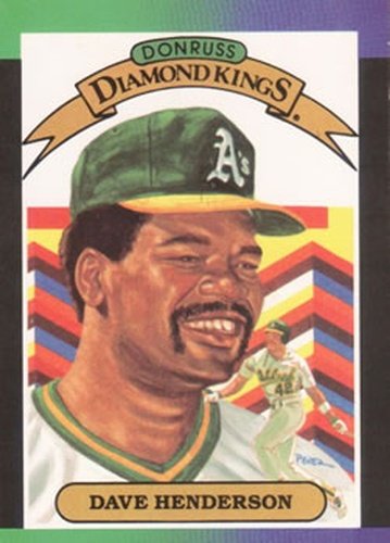 #20 Dave Henderson - Oakland Athletics - 1989 Donruss Baseball