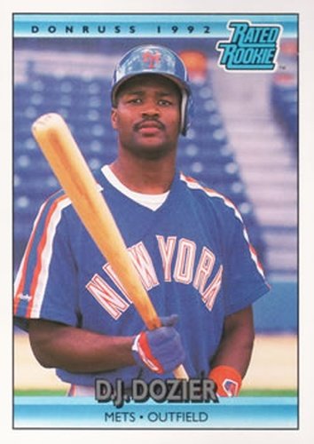 #20 D.J. Dozier - New York Mets - 1992 Donruss Baseball