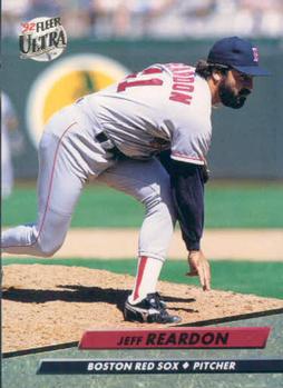 #20 Jeff Reardon - Boston Red Sox - 1992 Ultra Baseball