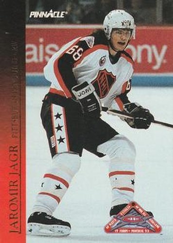#20 Jaromir Jagr - Pittsburgh Penguins - 1993-94 Score Canadian Hockey - Pinnacle All-Stars Canadian