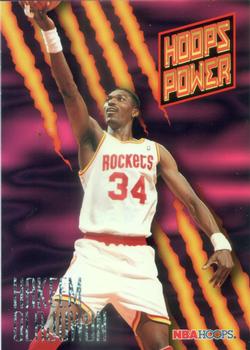 #PR-20 Hakeem Olajuwon - Houston Rockets - 1994-95 Hoops Basketball - Power Ratings