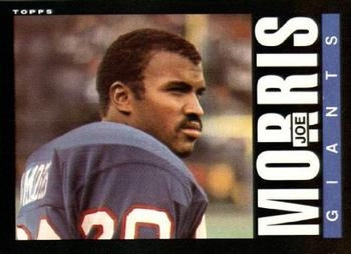 #120 Joe Morris - New York Giants - 1985 Topps Football