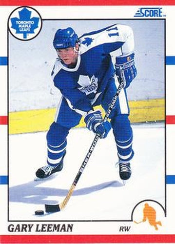#20 Gary Leeman - Toronto Maple Leafs - 1990-91 Score Hottest and Rising Stars Hockey