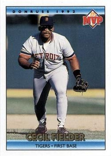 #20 Cecil Fielder - Detroit Tigers - 1992 Donruss McDonald's MVP Baseball