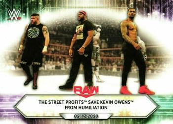 #20 The Street Profits Save Kevin Owens from Humiliation - 2021 Topps WWE Wrestling