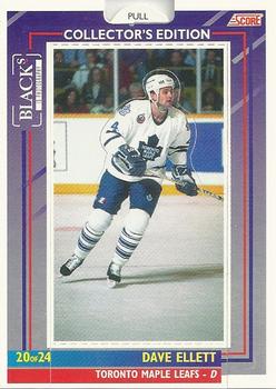 #20 Dave Ellett - Toronto Maple Leafs - 1993-94 Black's Score Toronto Maple Leafs Hockey