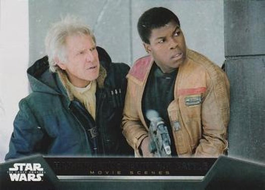 #20 Han and Finn: Ready for Battle - 2015 Topps Star Wars The Force Awakens - Movie Scenes