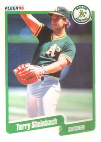 #20 Terry Steinbach - Oakland Athletics - 1990 Fleer USA Baseball