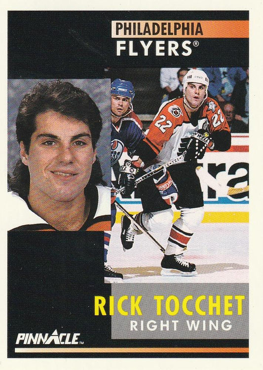 #20 Rick Tocchet - Philadelphia Flyers - 1991-92 Pinnacle Hockey