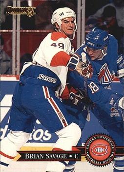 #20 Brian Savage - Montreal Canadiens - 1995-96 Donruss Hockey