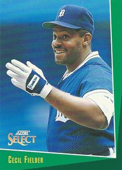 #20 Cecil Fielder - Detroit Tigers - 1993 Select Baseball