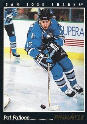 #20 Pat Falloon - San Jose Sharks - 1993-94 Pinnacle Hockey