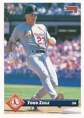 #20 Todd Zeile - St. Louis Cardinals - 1993 Donruss Baseball