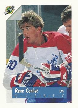 #20 Rene Corbet - Quebec Nordiques - 1991 Ultimate Draft Hockey