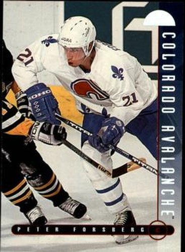 #20 Peter Forsberg - Colorado Avalanche - 1995-96 Leaf Hockey