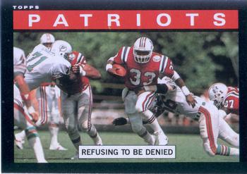 #320 Patriots Team Leaders - New England Patriots - 1985 Topps Football