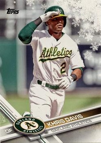 #HMW20 Khris Davis - Oakland Athletics - 2017 Topps Holiday Baseball