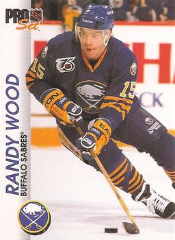 #20 Randy Wood - Buffalo Sabres - 1992-93 Pro Set Hockey