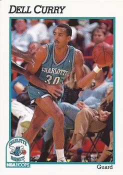 #20 Dell Curry - Charlotte Hornets - 1991-92 Hoops Basketball